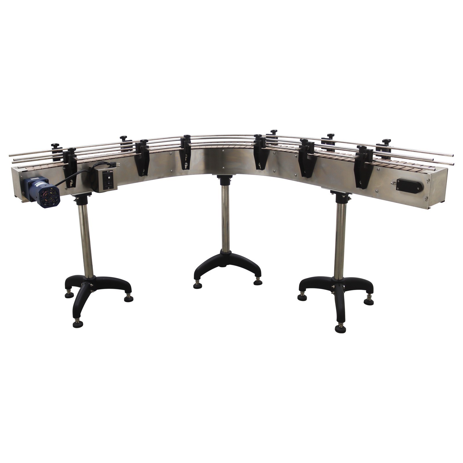 Various Size 110V/60HZ Conveyor Belt Chain Plate Conveyor for Assembly Line