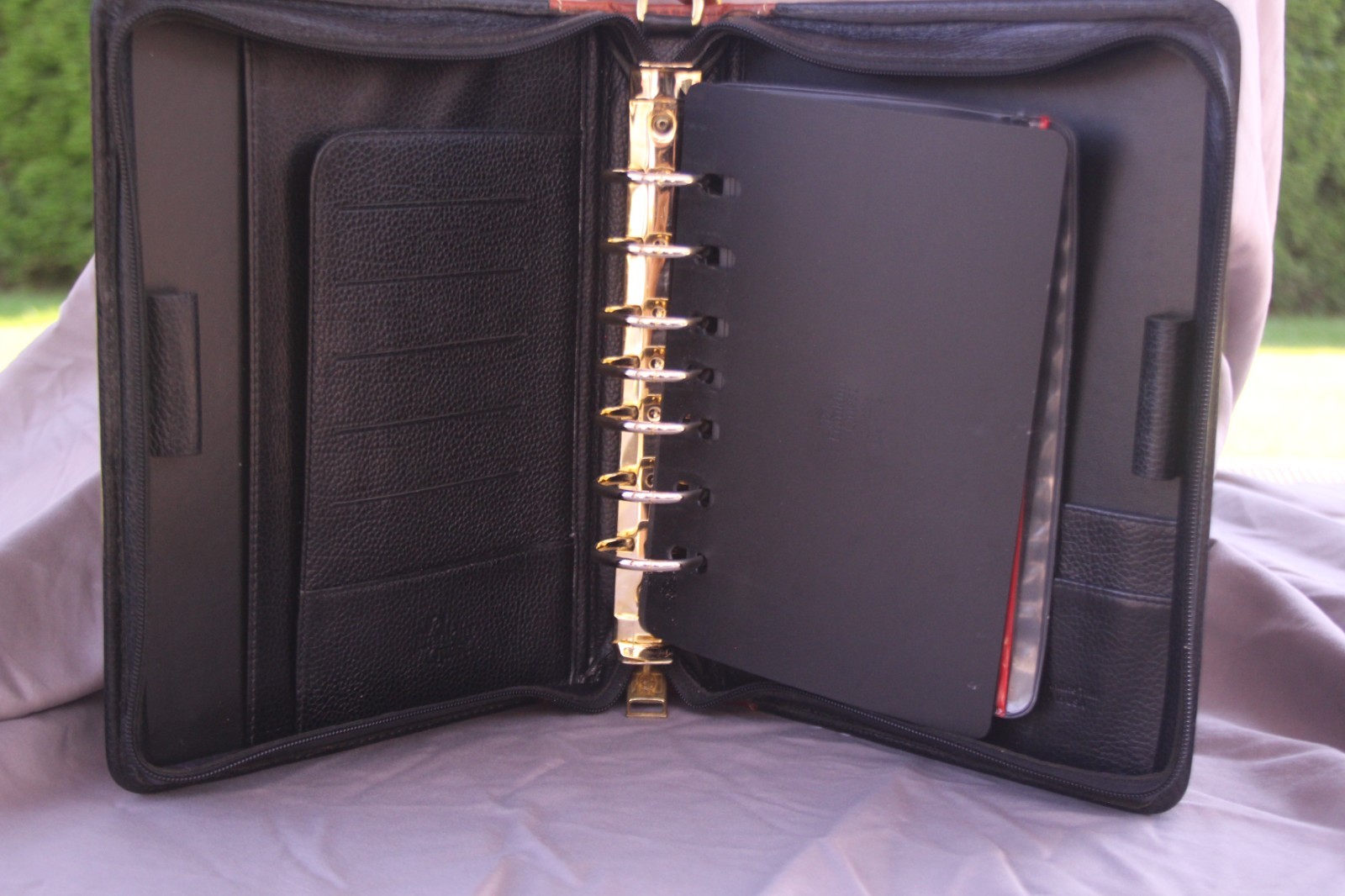 Franklin Quest Classic Planner 11344.156 Verona Leather w/ Aniline Trim 7 Rings