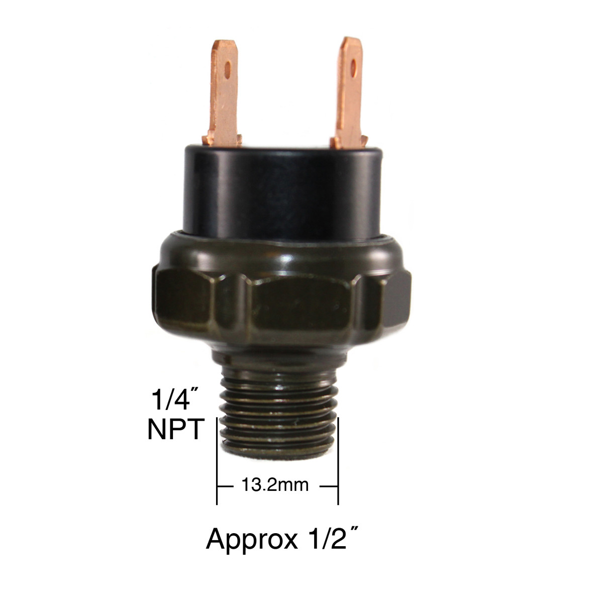 150-180PSI Air Pressure Switch Tank Mount Thread 1/4″ NPT 12V/24V For Train Horn