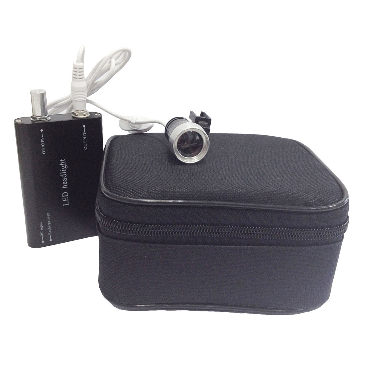 Rechargeable LED Head Light for Dental Surgery 30000 Lux Lightweight Portable