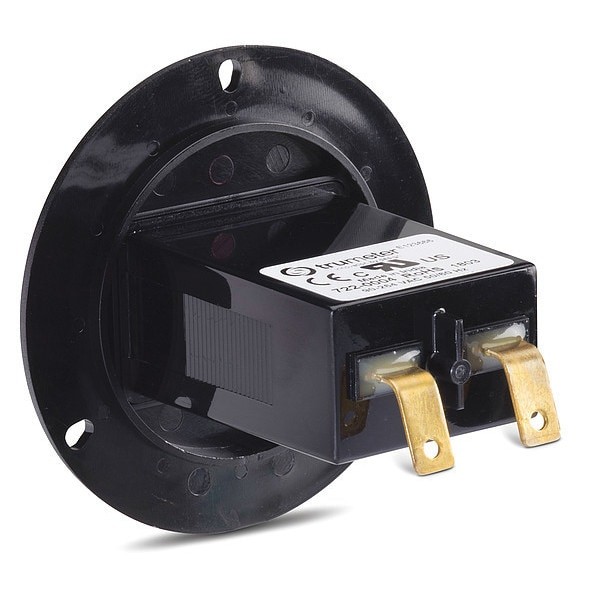 Trumeter 722-0004 Hour Meter, Round, Electromechanical, Non Resettable,