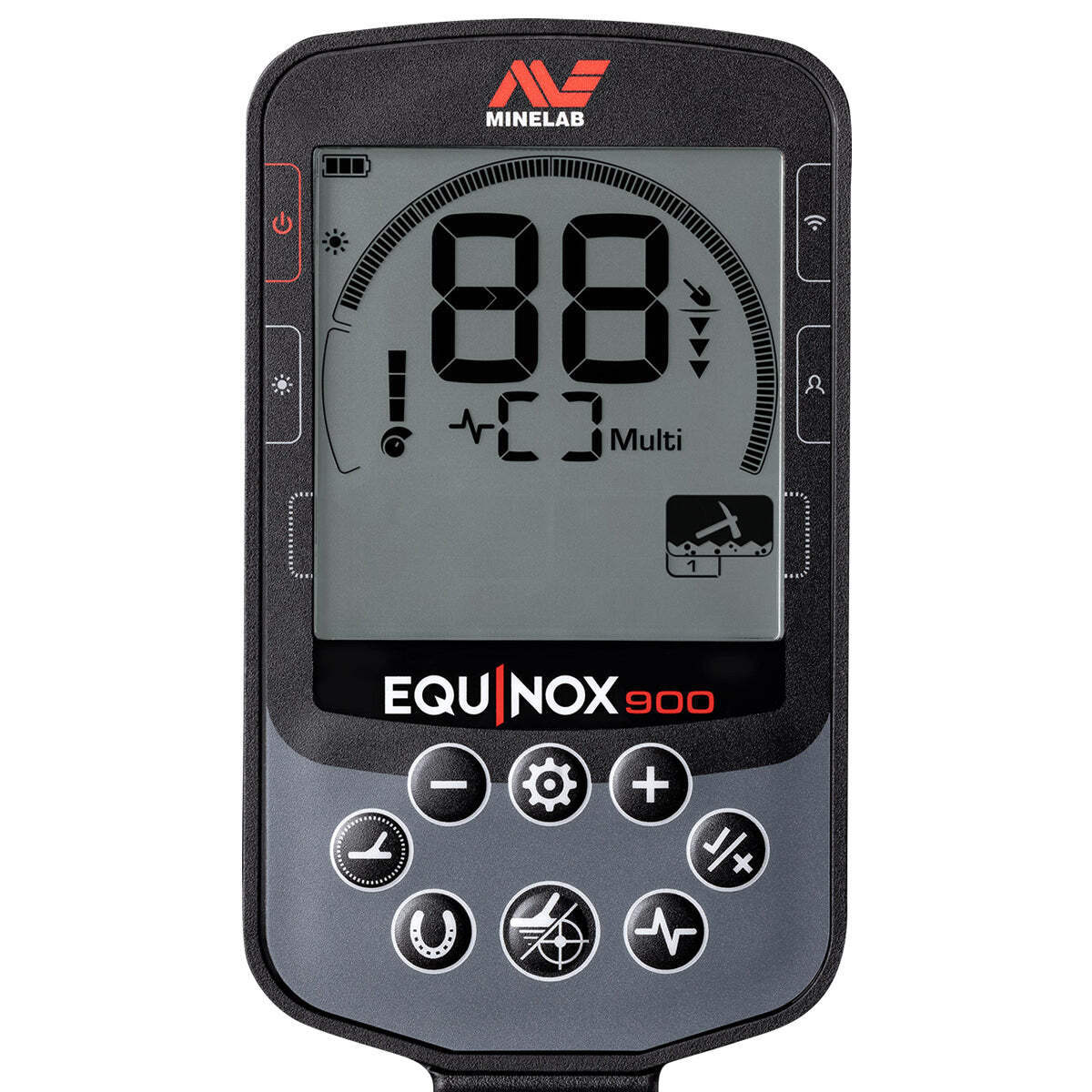 Minelab Equinox 900 Waterproof Multi-Frequency Metal Detector with 11″ and 6″ DD