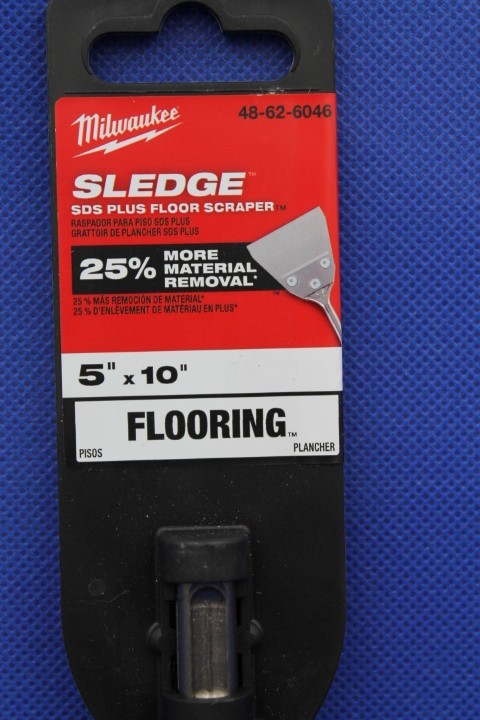 Milwaukee 48-62-6046 5×10 Sledge SDS Plus Floor Scraper