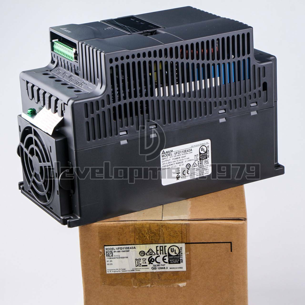 1PC NEW DELTA VFD VFD110E43A Inverter 11kw 15HP 3PHASE 380V 600Hz