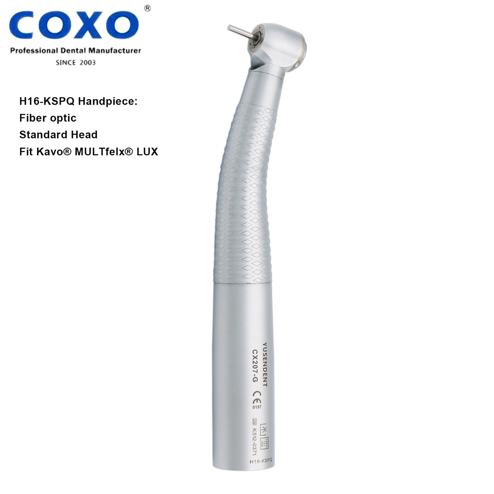 COXO CX207-G H16-KSPQ High Speed Fiber Optic Handpiece KAVO MULTIflex Coupling