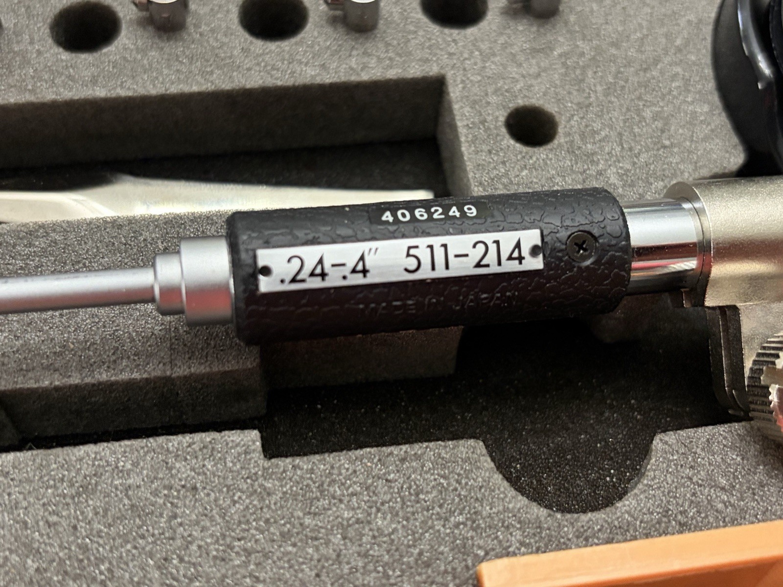 Mitutoyo Dial Bore Gage .24”-.4” Capacity Complete Set #511-214 Used!!!’