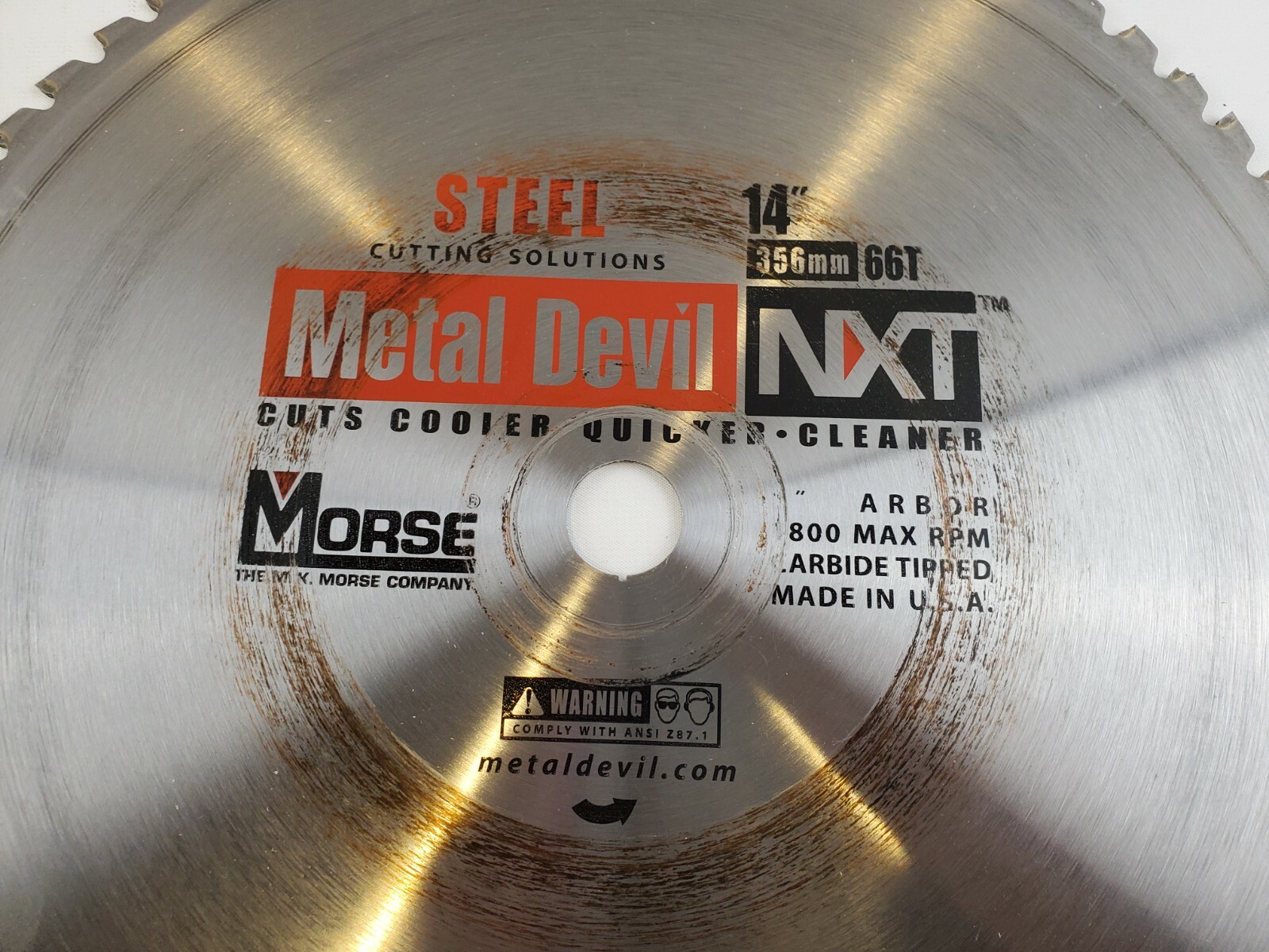 MK Morse CSM1466NSC Metal Devil NXT Circular Saw Blade 14-Inch Diameter 66 Teeth