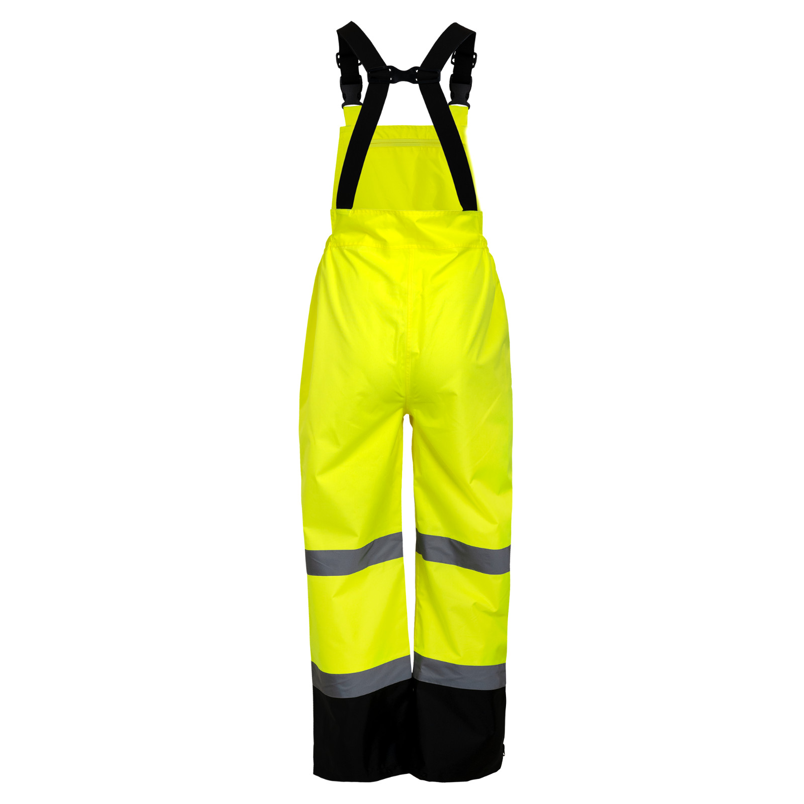 Hi Vis Rain Overall Pants Work Waterproof Reflective Visibility Safety ANSI