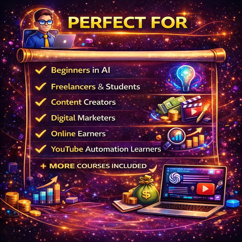 AI ChatGPT Course Bundle 22+ Courses Automation Prompts, Digital Download