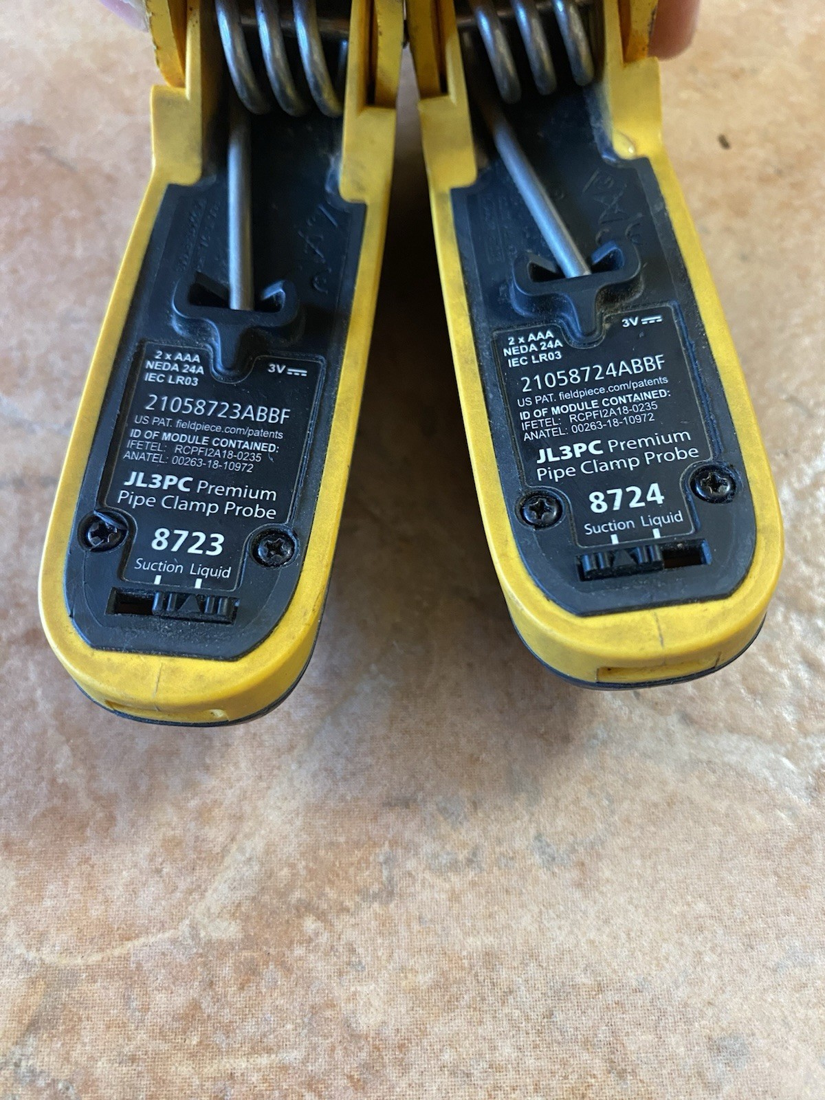 Fieldpiece Charge Kit HVAC 5pc (2) JL3PC, (2) JL3PR + (1) Case, All Tested!!