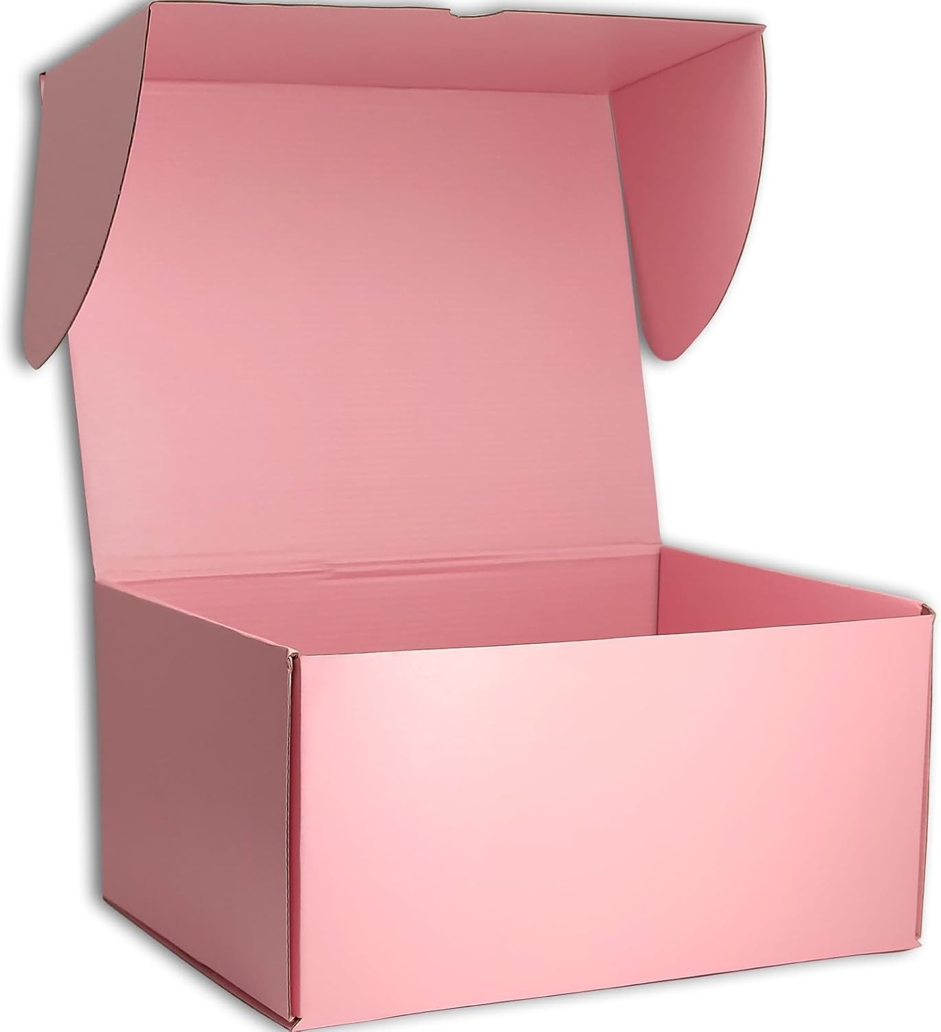 Pink Shipping Boxes for Small Business Pack of 15-12x10x6 inches Cardboard Co…