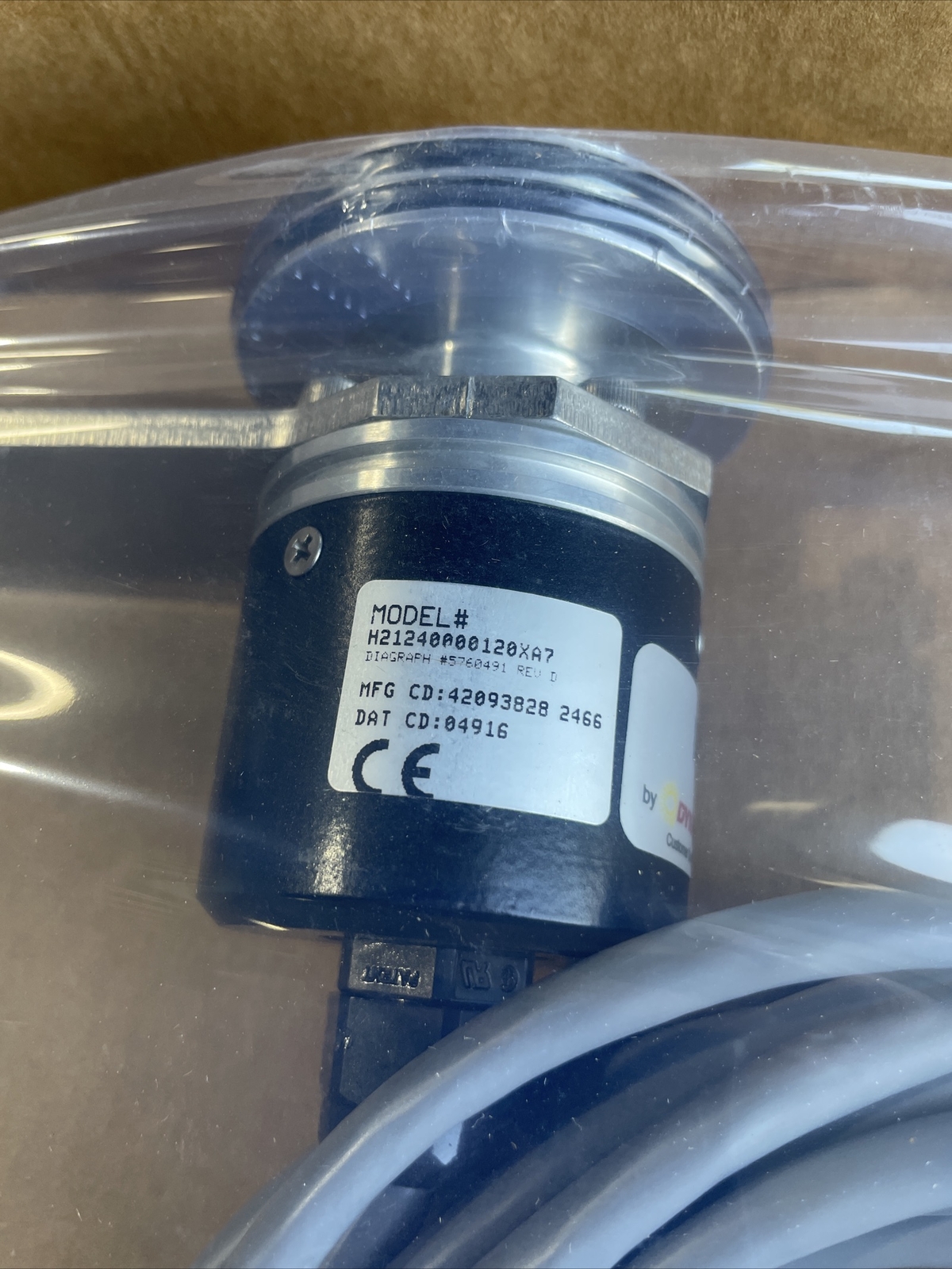 DYNAPER H21240000126XA7 ENCODER 3/8” Shaft Assembly. 5760820-IJ Rev M. Pre-wired