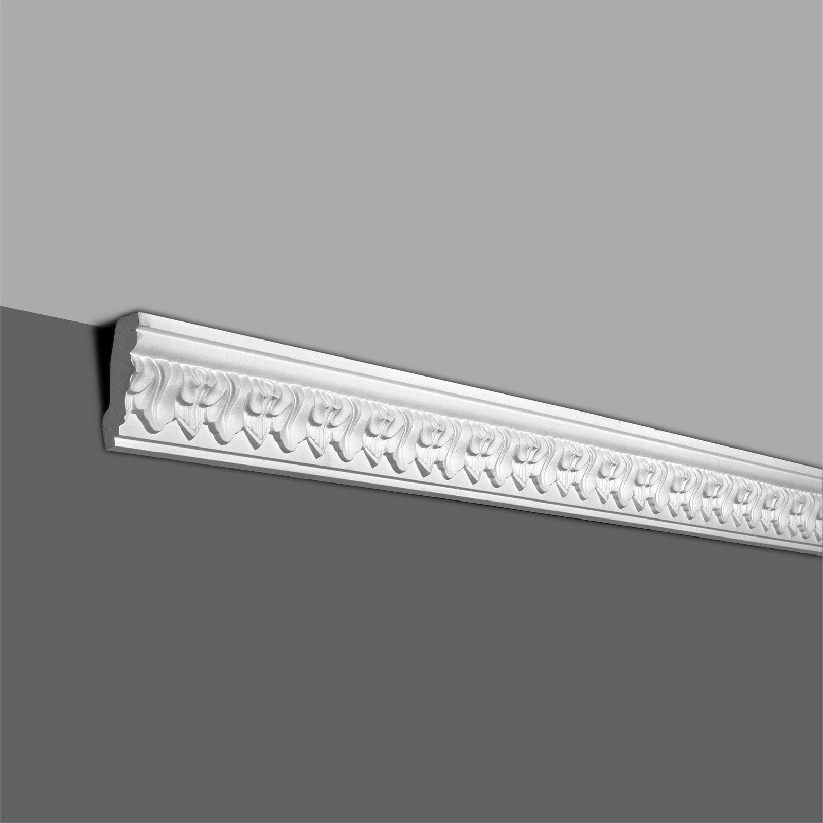 2-7/8in Face x 2-5/8in H x 1-1/4in Proj, Primed White Polyurethane, Crown