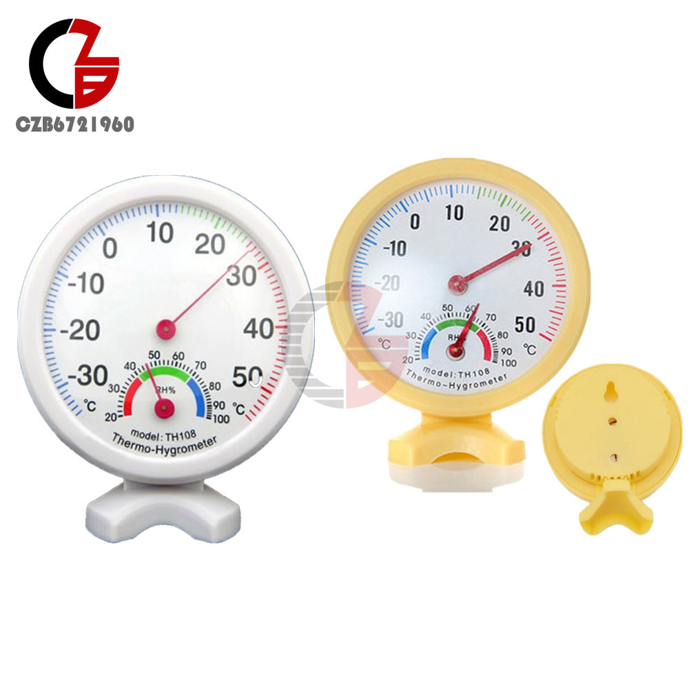Large Dial Indoor Hygrometer Humidity Thermometer Temp Temperature Meter TH108
