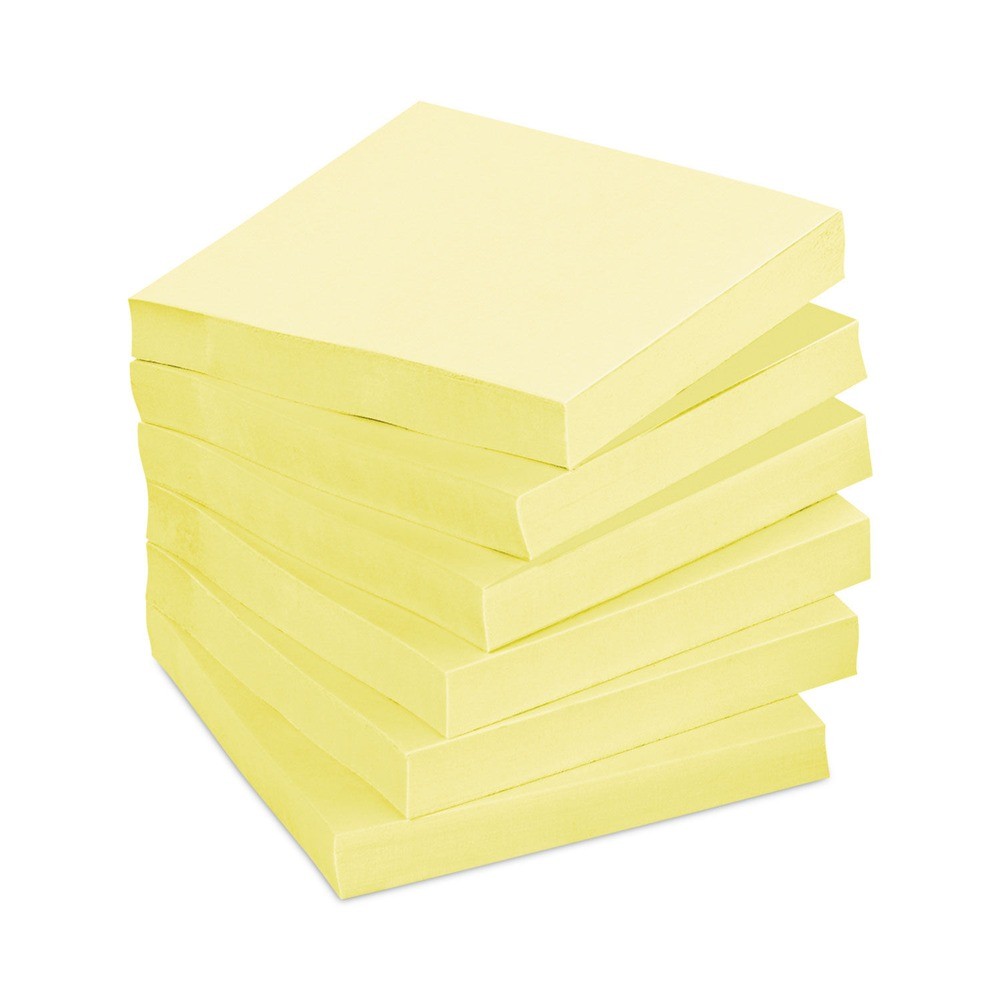 Post-it Notes 654YW 3″ x 3″ Original Pads – Canary Yellow (12/PK) New