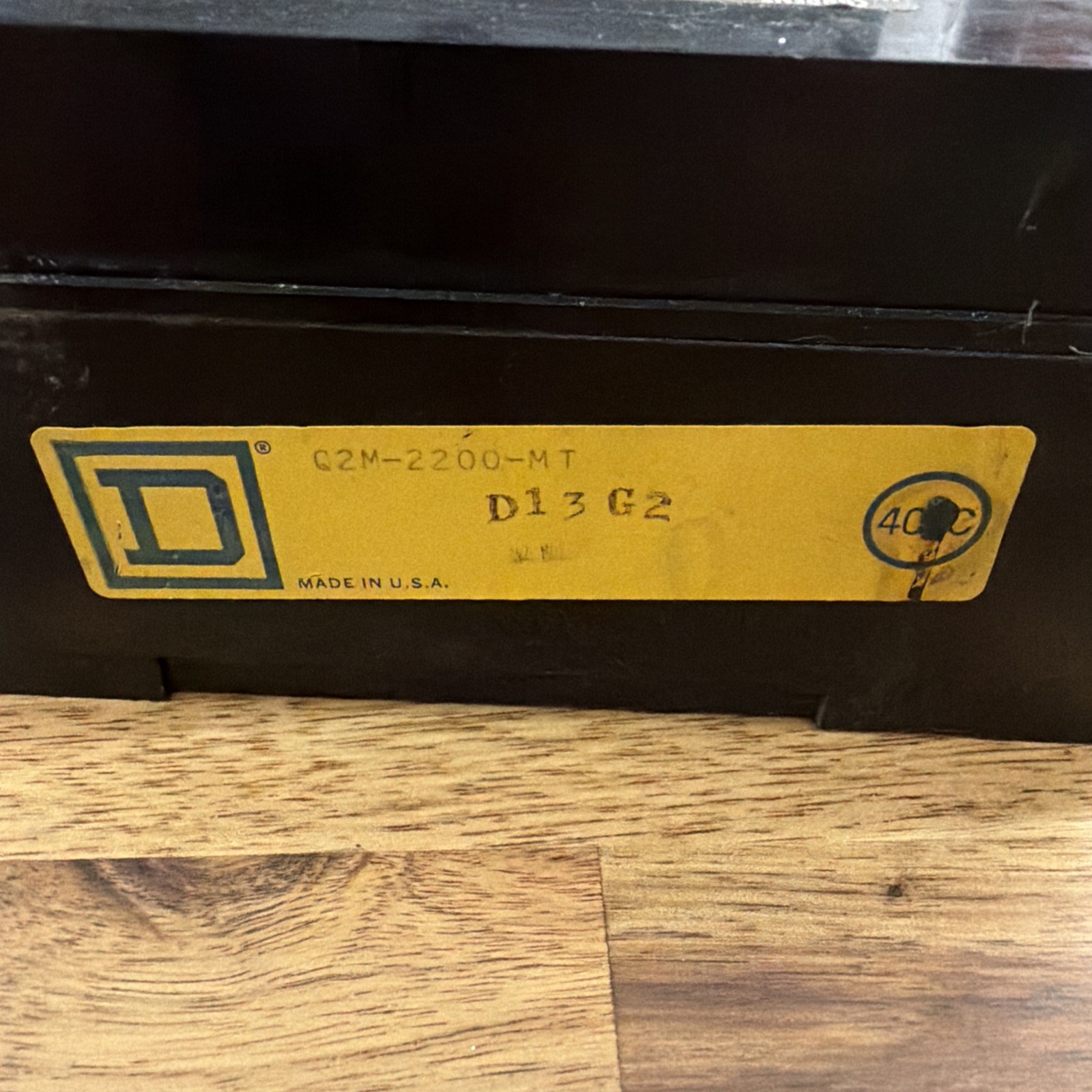 Square D Q2M-2200-MT 200 Amp 2 Pole Circuit Breaker 200A 2P 240VAC Main