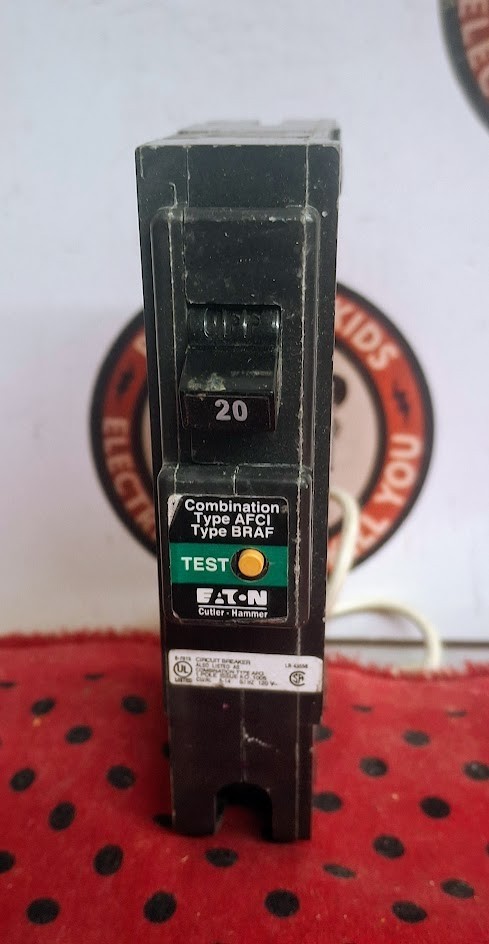 EATON BR120CAF 20 Amp Single Pole Arc Fault Circuit Breaker SHIPS SAME DAY