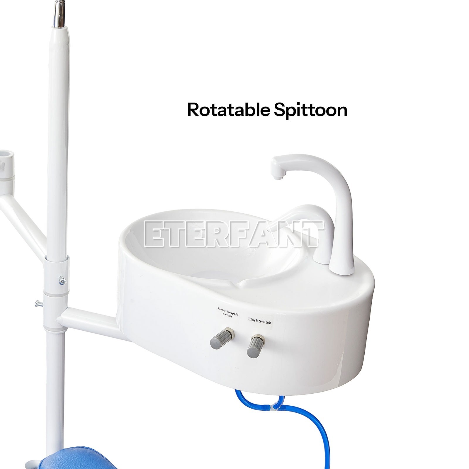 USA Dental Suction Unit Negative Pressure Pump/Portable Folding Chair+ LED Light