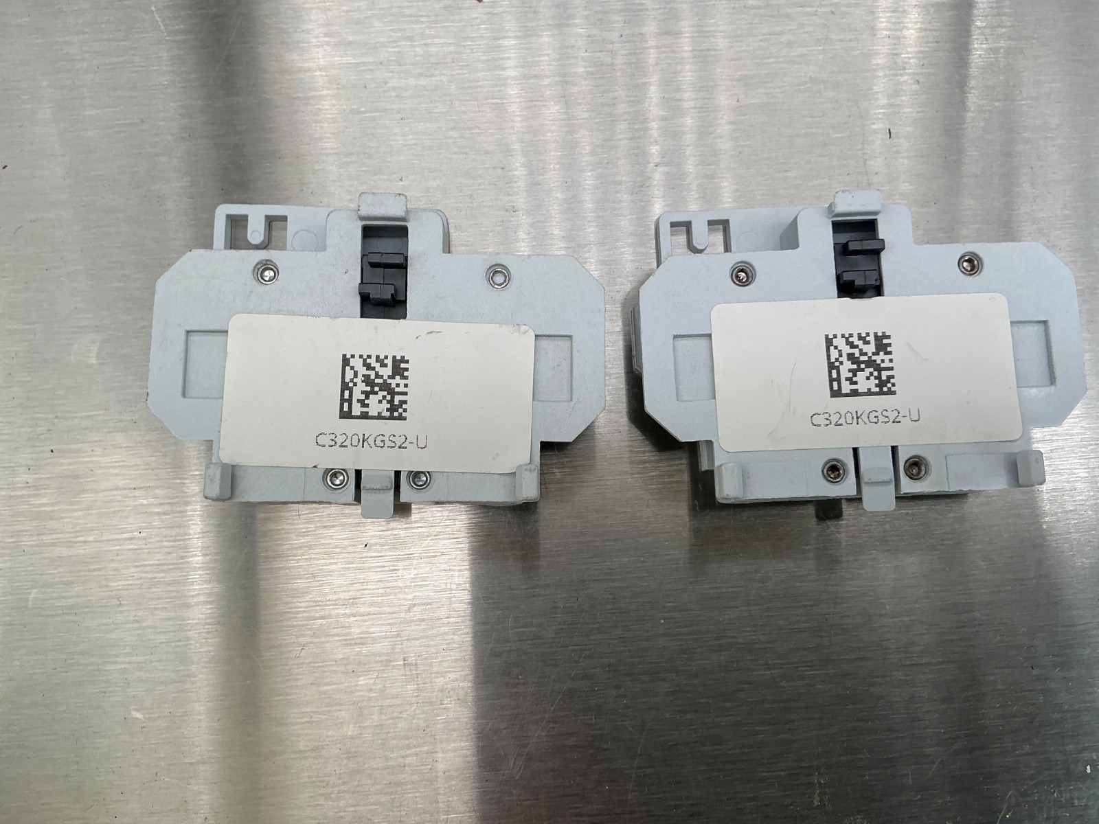 (2) Eaton C320KGS2 Auxiliary Contact Block