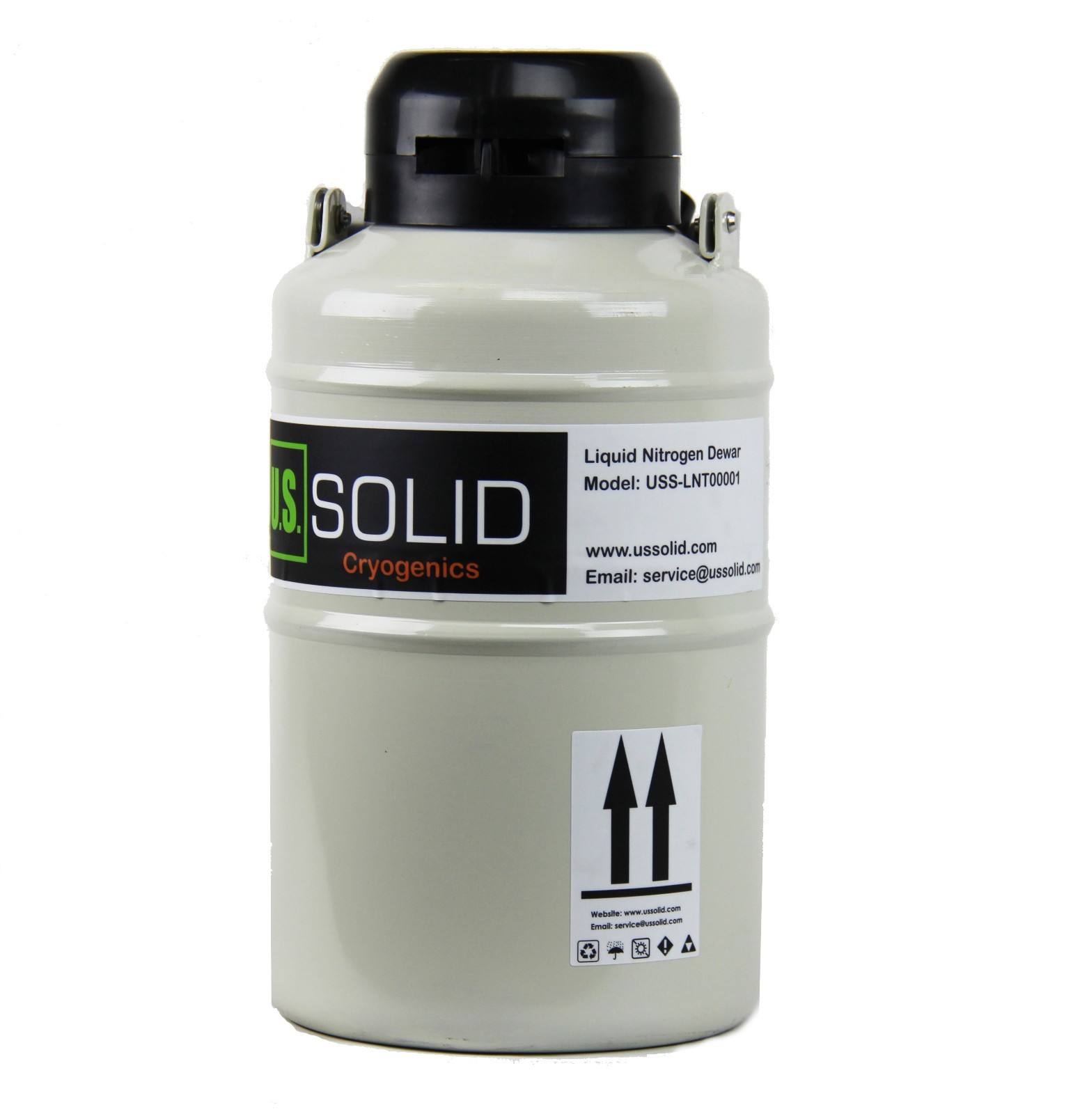U.S. Solid 3L Cryogenic Container Liquid Nitrogen LN2 Tank