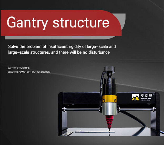 110V Electric Metal Marking Machine Dot Peen 200x150mm For Number Letter Label