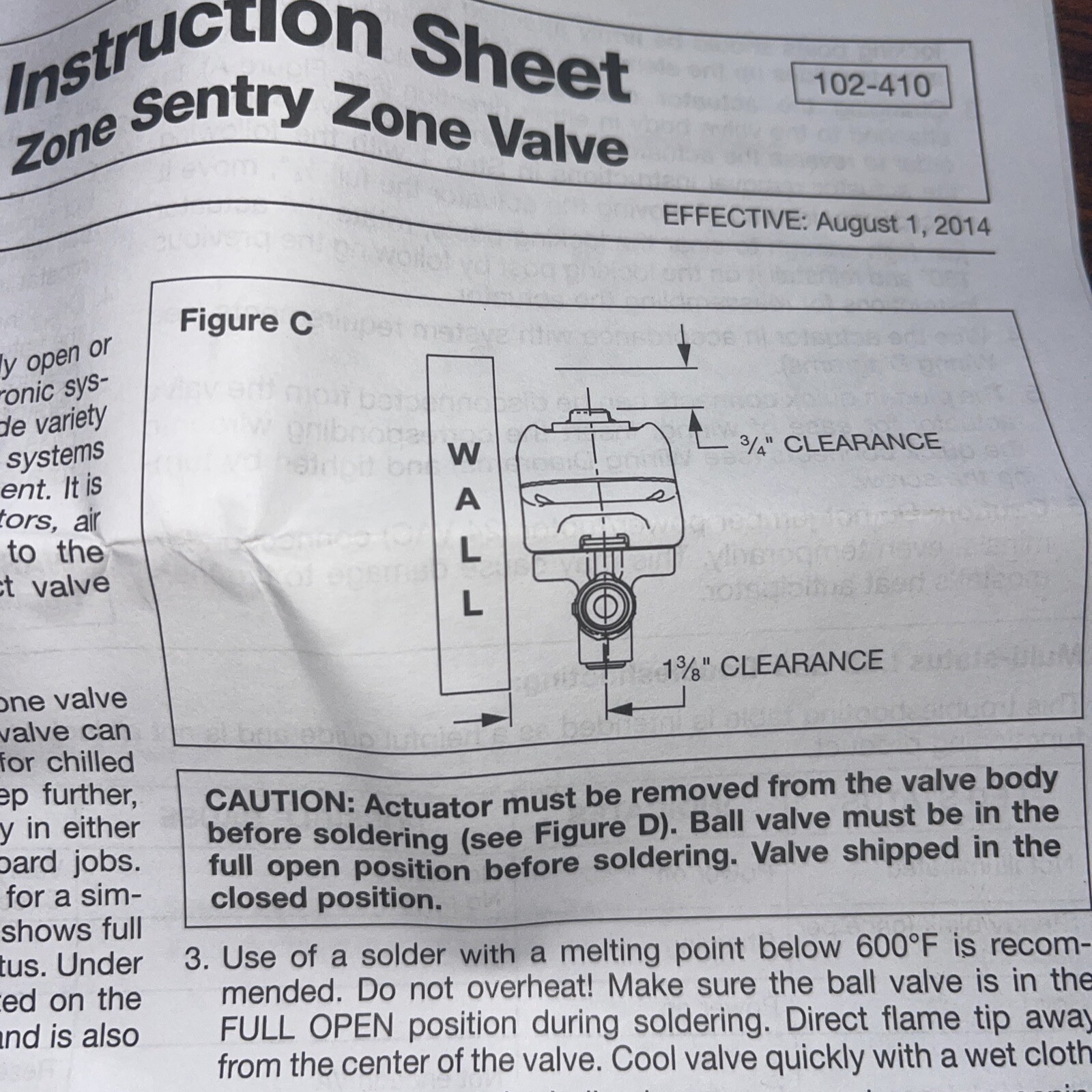 Taco Z075C2-s1-2Valve,2 Way,Nc,3/4 In. In Box