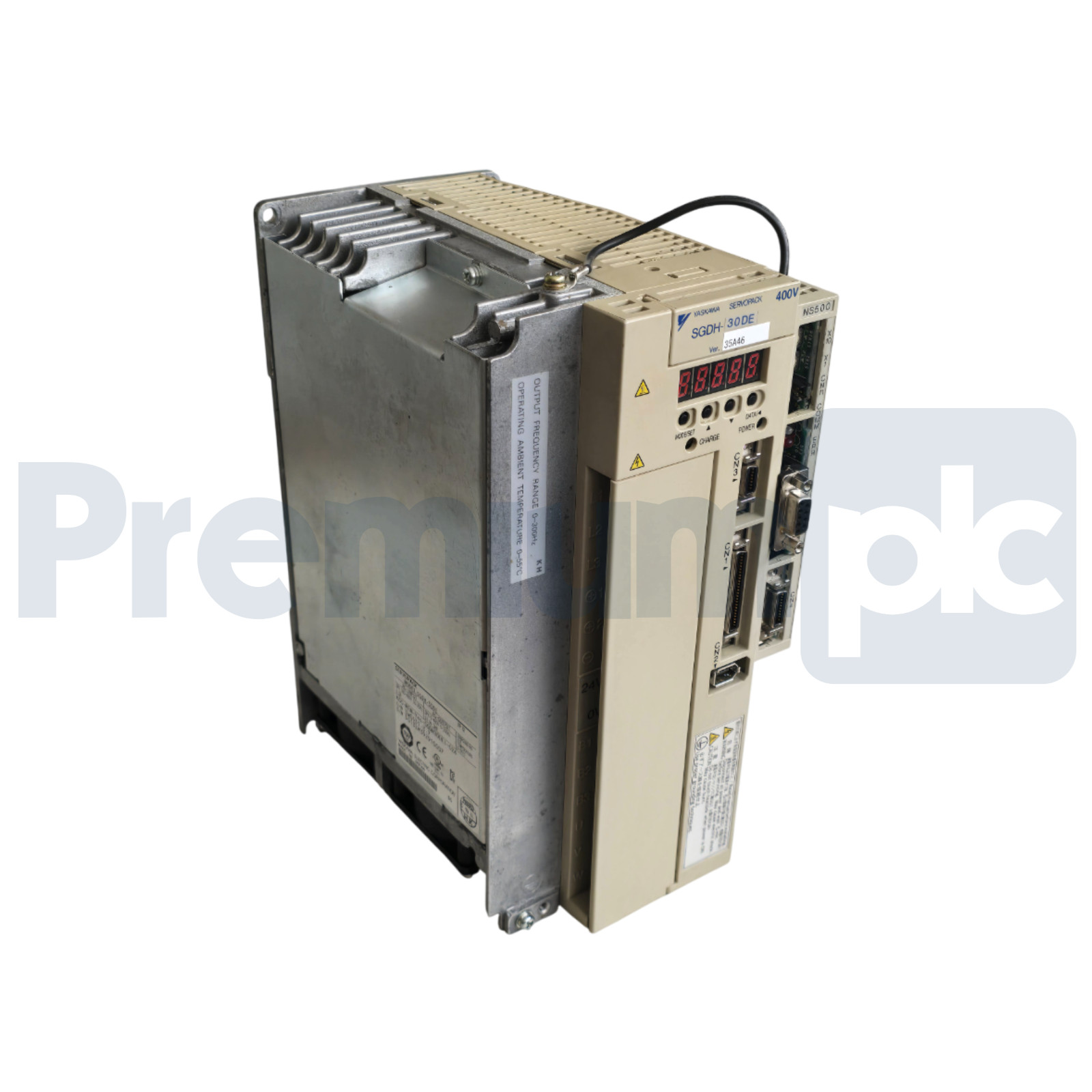 YASKAWA SGDH-30DE / SGDH30DE SIGMA II SERVOPACK AMPLIFIER 400V 3kW w/JUSP-NS500