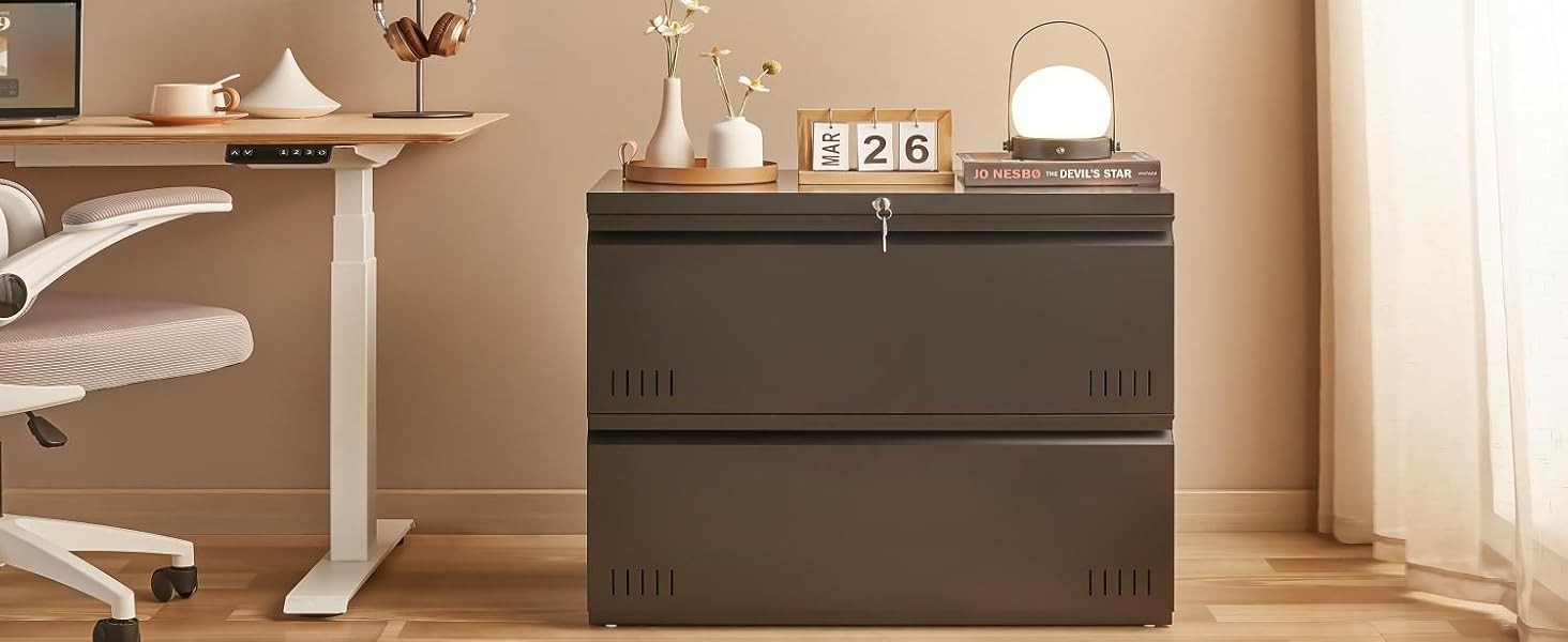 Assembly Required, Heavy Duty Office Storage Cabinet for A4/Letter/Legal Size,