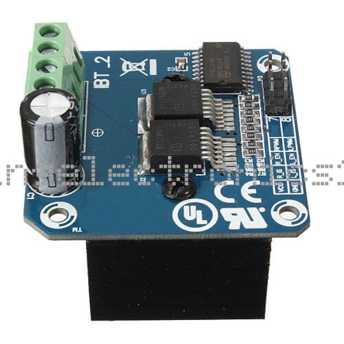 Double BTS7960B DC 43A Stepper Motor Driver H-Bridge PWM For Arduino Smart Car