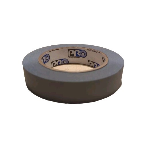 Protapes Gray Colored Crepe Paper Grey Masking Tape, 1″ x 180 Feet Long, 3″ Core