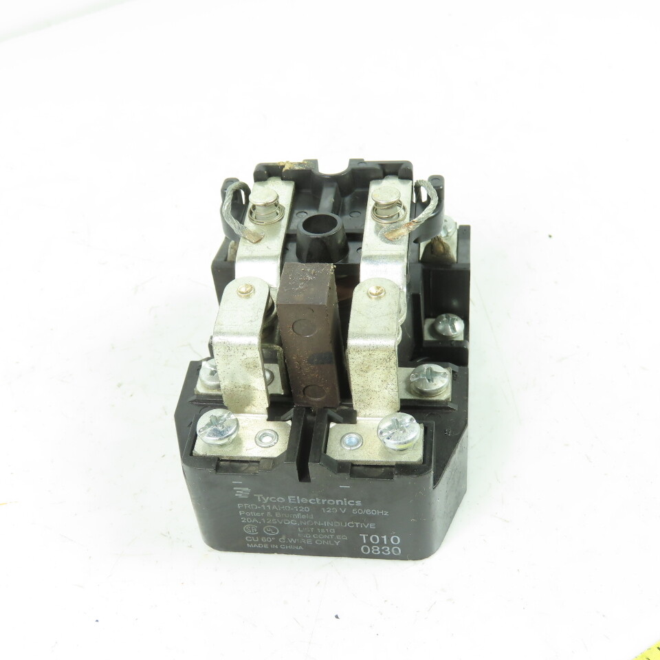 Tyco potter & Brumfield PRD-11AH0-120 Power Relay 120V 20A 50/60Hz