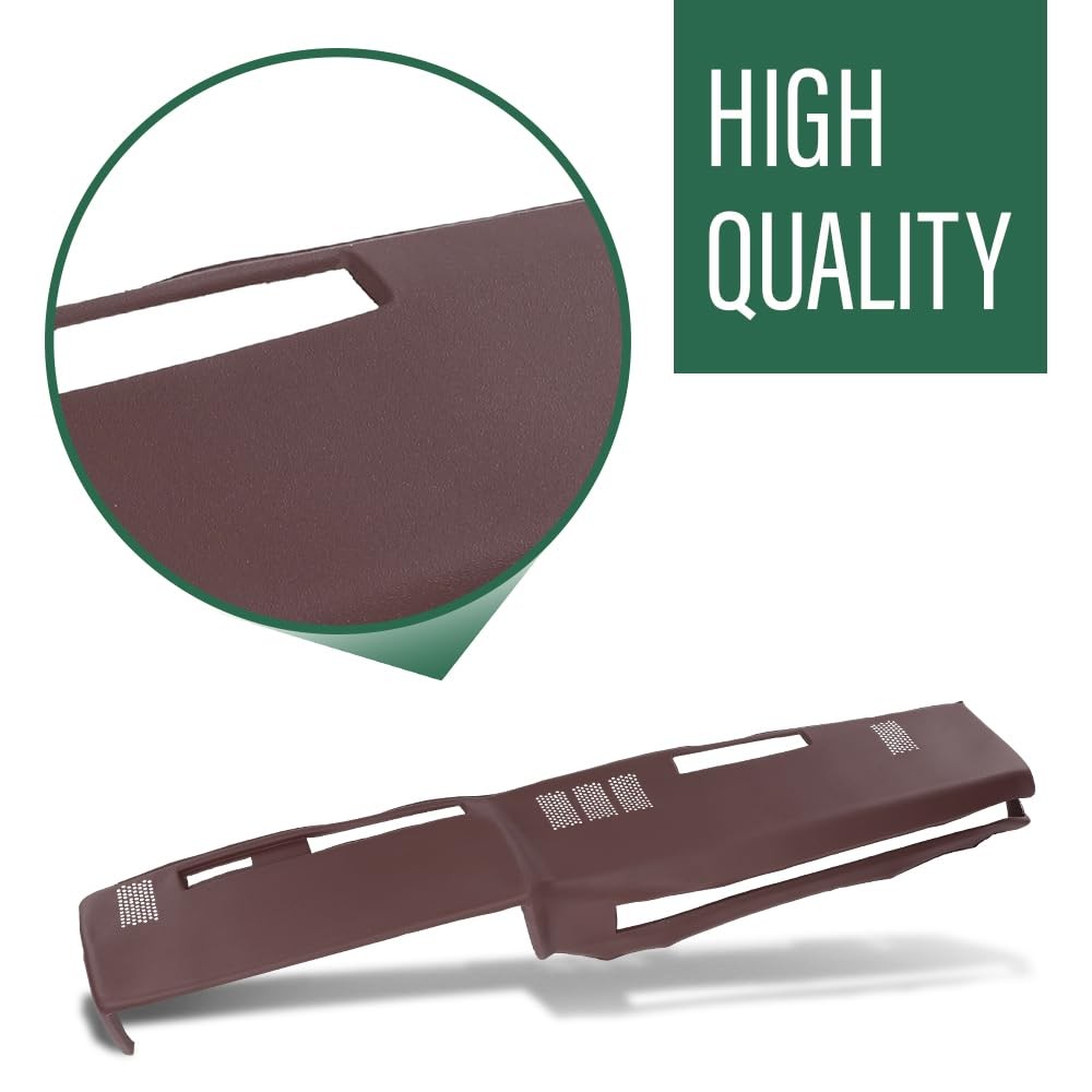 Red TPE Dash Bezel Cover Chevy for GMC Full Size Pickup 81-87 SUV 81-91
