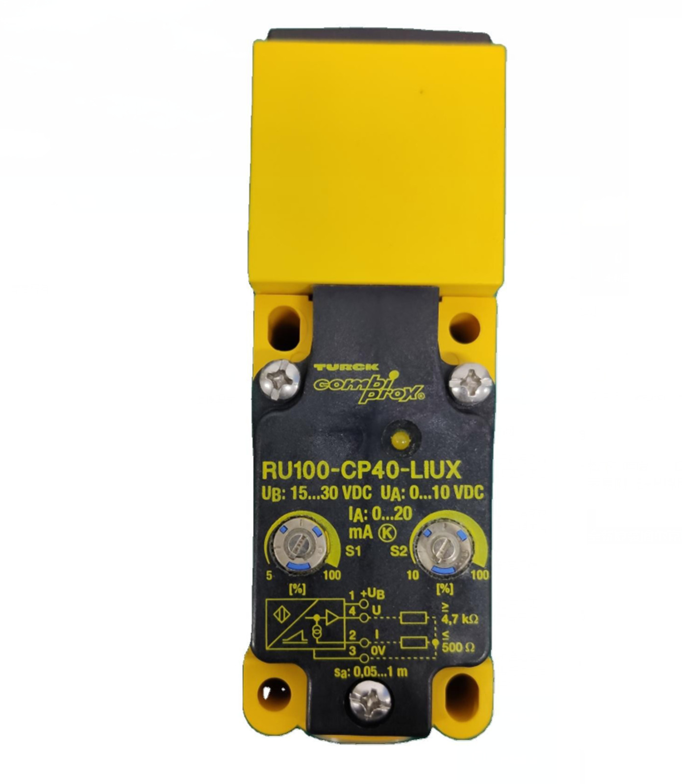 New In Box TURCK RU100-CP40-LIUX Ultrasonic Diffuse Mode Sensor Switch