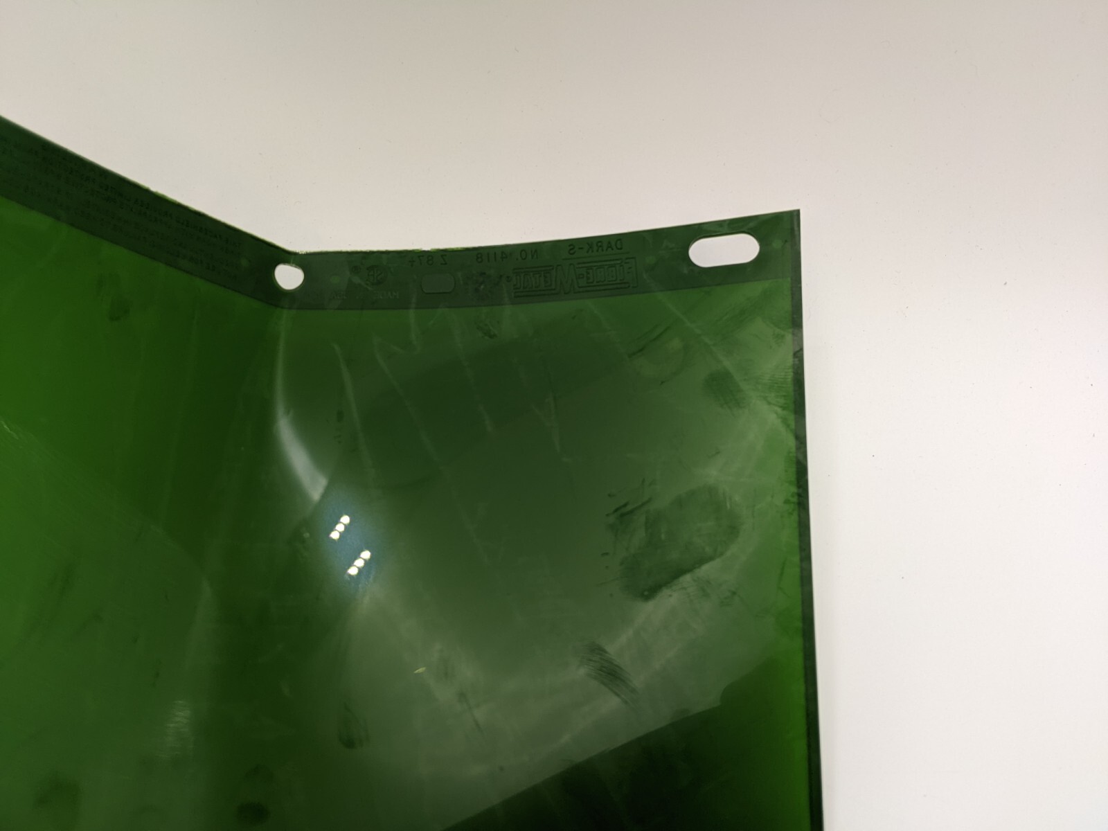 5PC Fibre Metal 4118DGNBP Faceshield Window Dark Green High Performance F300
