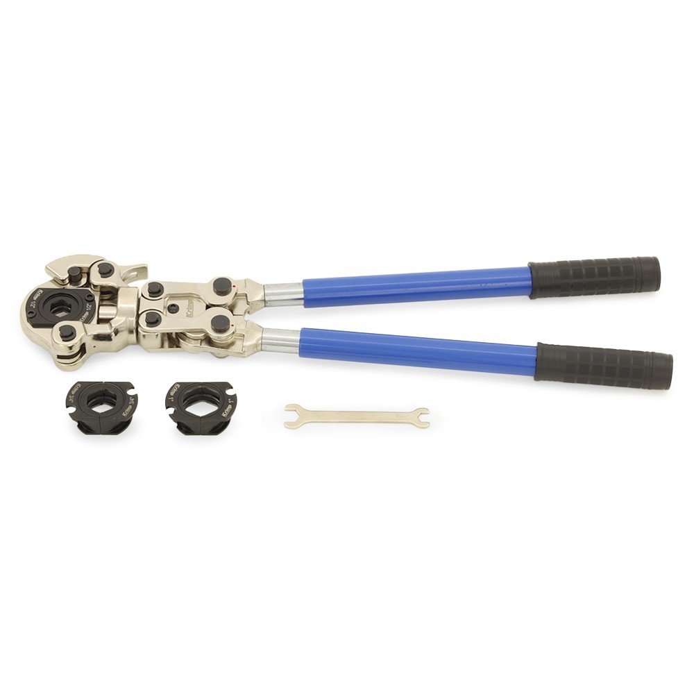 Iwiss Manual Copper Press Tool Kit for sizes 1/2″, 3/4″ & 1″