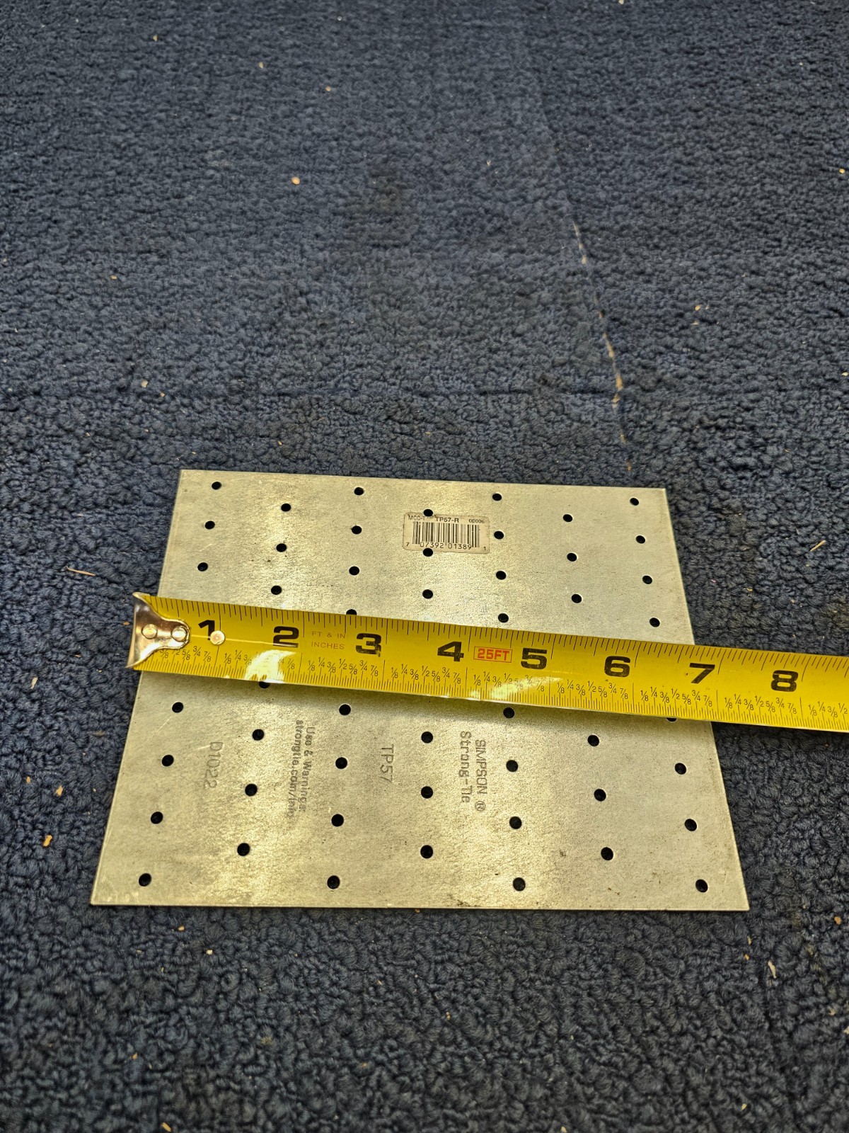 (QTY 10) Simpson TP57-R TP57 Strong-Tie Nail Plate 7 in X 5.75 in