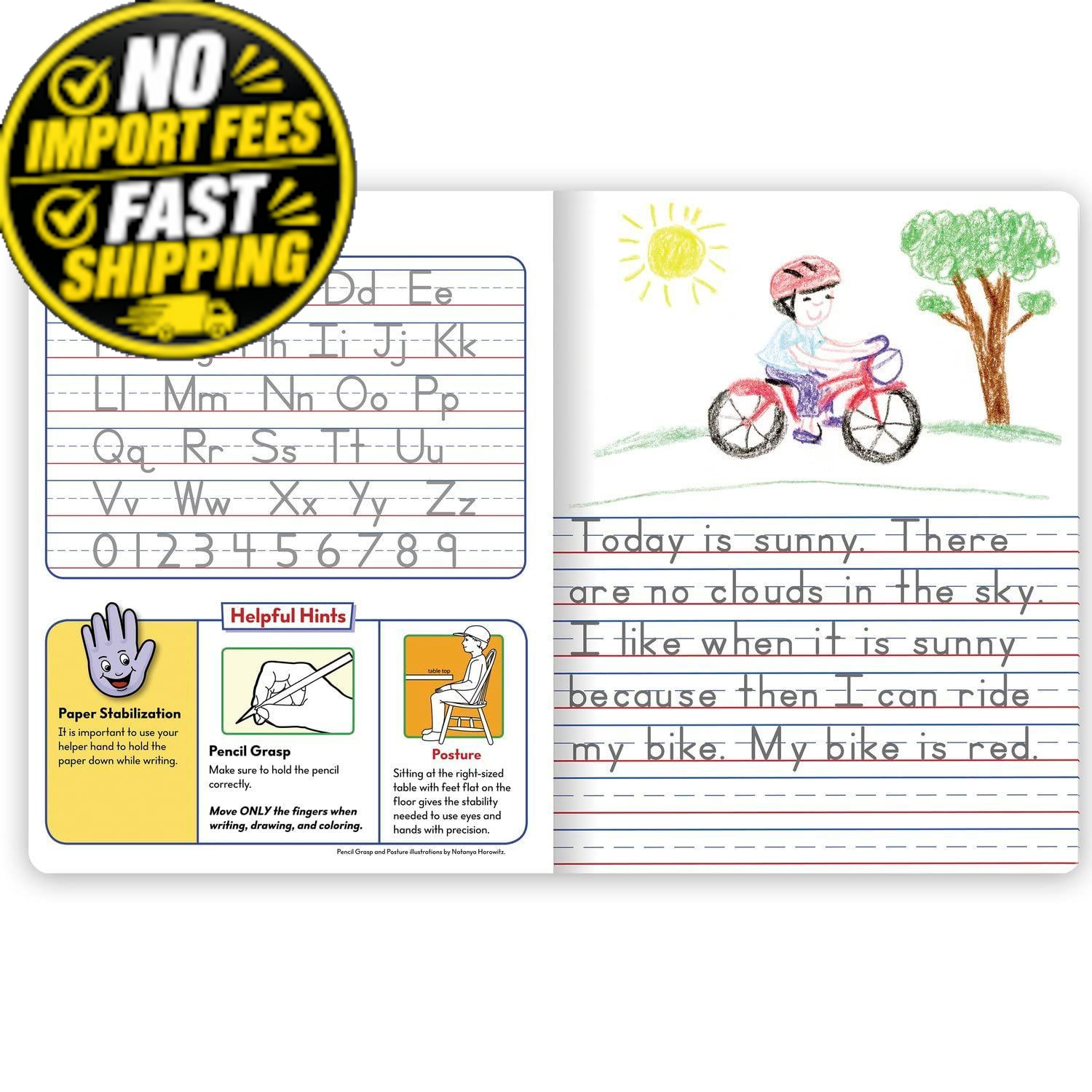Mead Primary Journal Creative Story Tablet Composition Notebook, 1 Pack, Blue