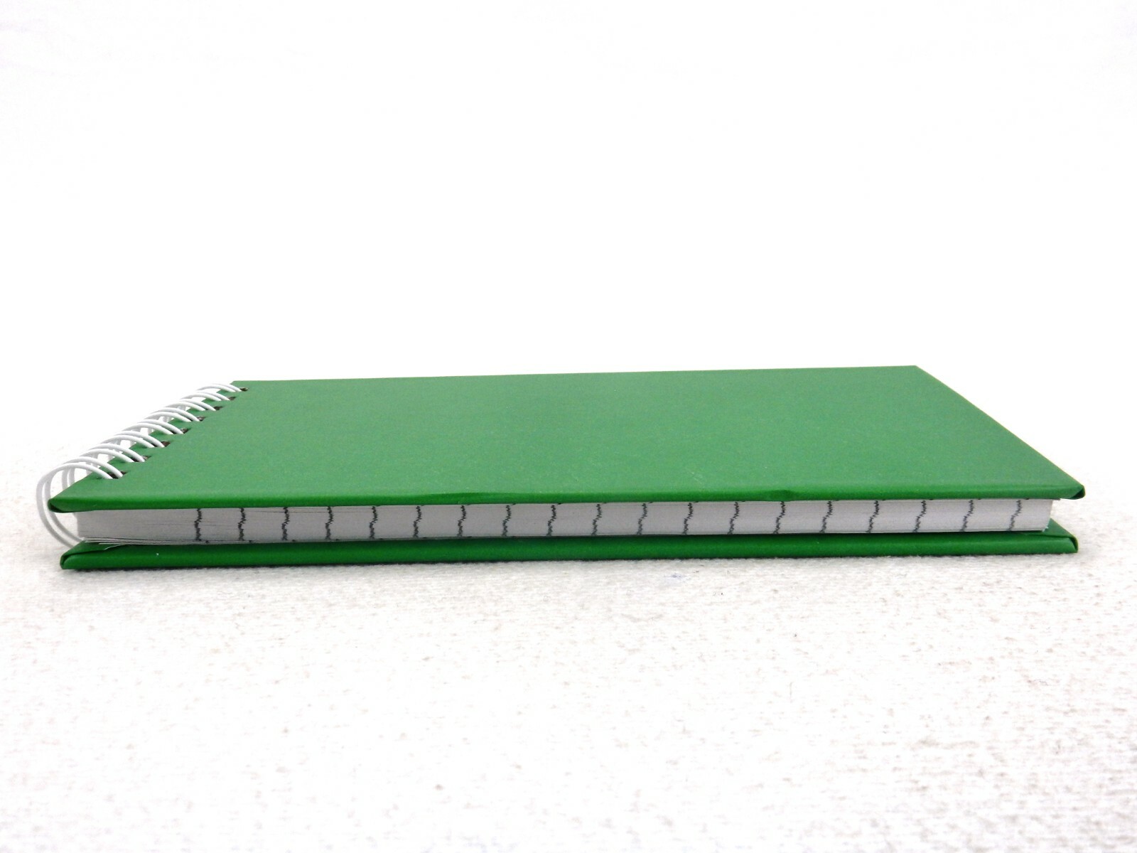 Seth Flip-Top Notebook, 60 Pages, Kelly Green Hard Cover, Wire Bound, #LO3102
