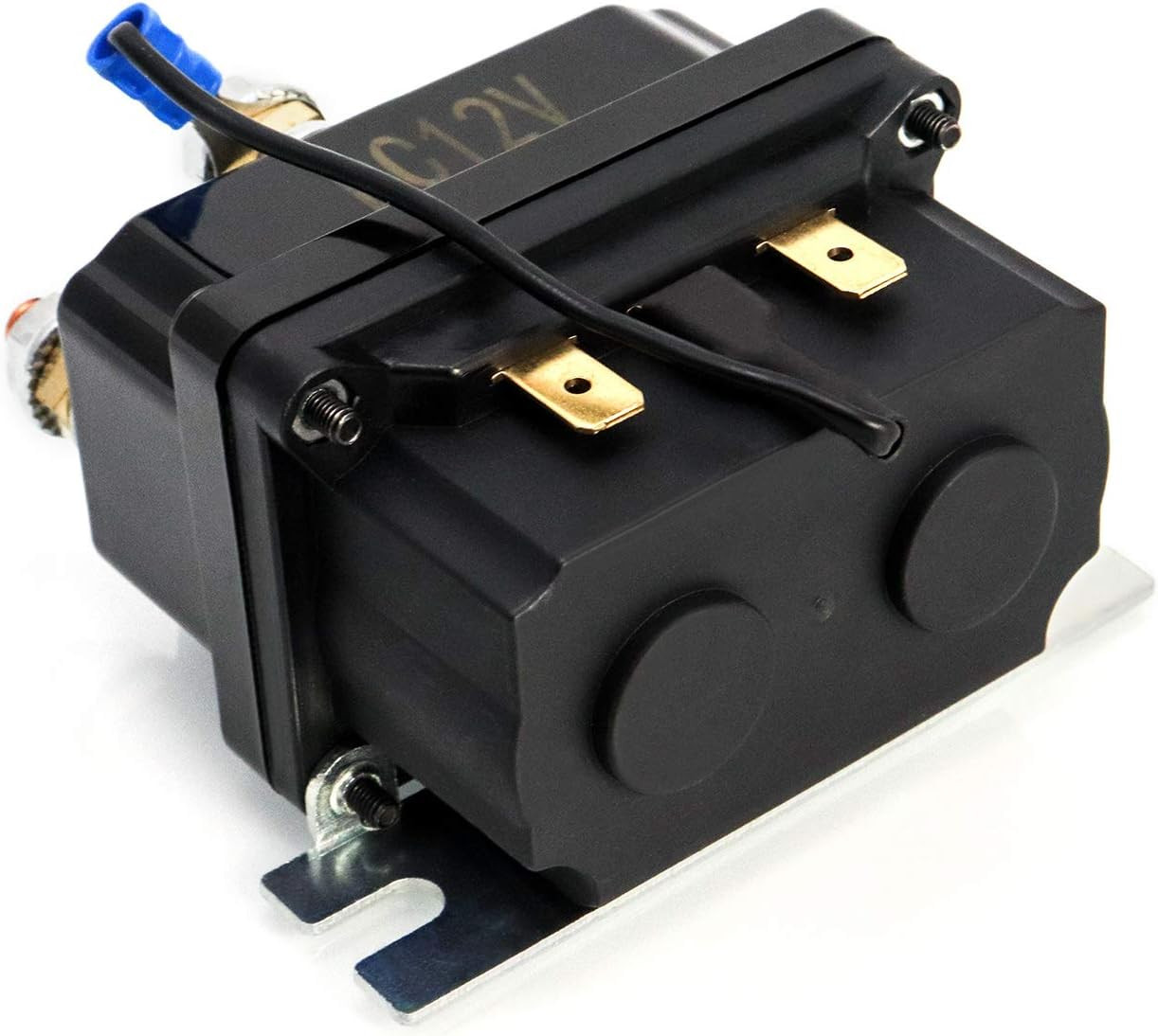 Solenoid Relay, 12V 250A Winch Relay Solenoid Replacement Contactor for 3000-500
