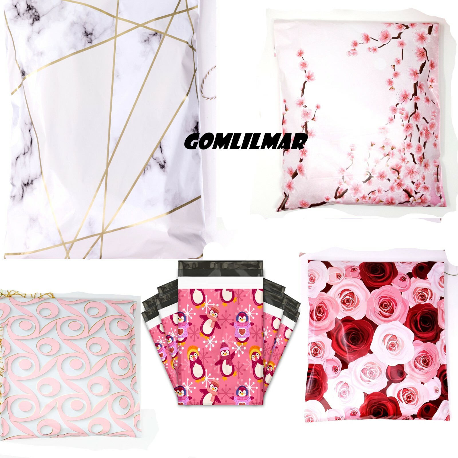 ANY Color Designer Printed Poly Mailers 10X13 Shipping Envelopes Bags envelopes