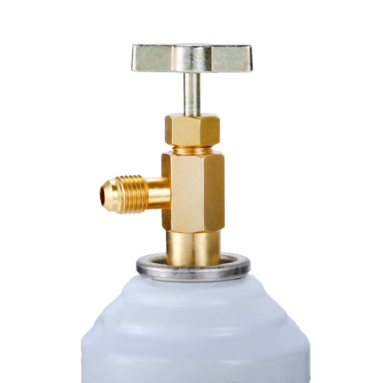AC Can Tap Valve Kit Adapters High Low Quick Couplers Tank Adapter 1/4″ R134A