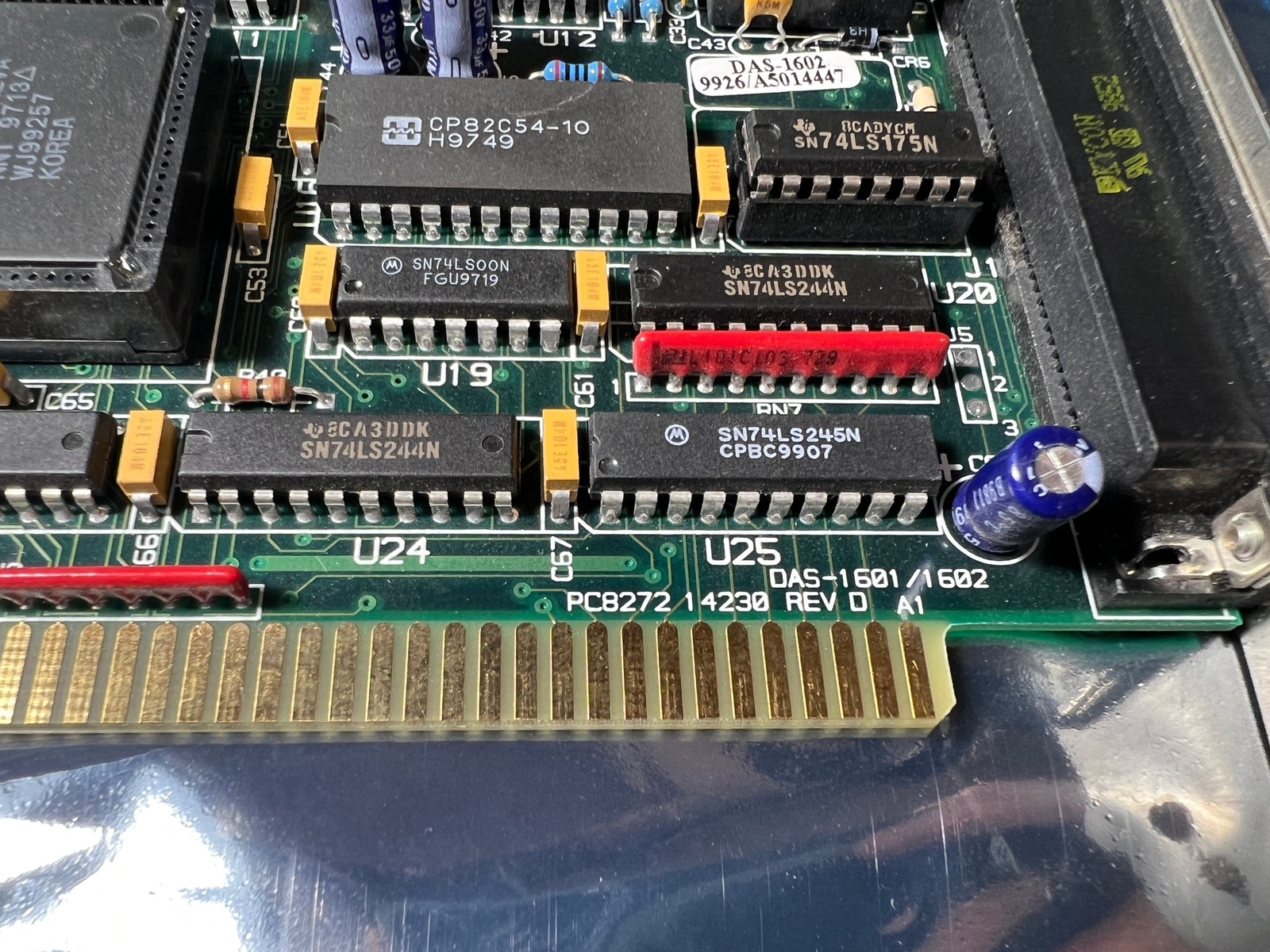 Keithley DAS-1602 100kS/s Analog and Digital I/O Board 8-bit ISA DAQ w/AUX Cable