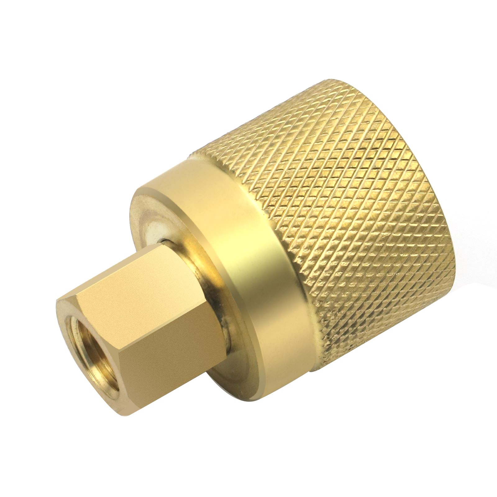 RE7141F Brass Forklift Connector Female Fitting Connection Propane Tank Adapter
