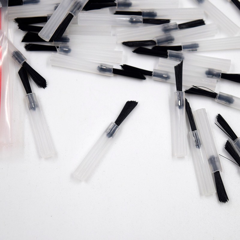 100 Pcs/Bag Dental Composite Long Brush Bonding Etching Disposable Applicator