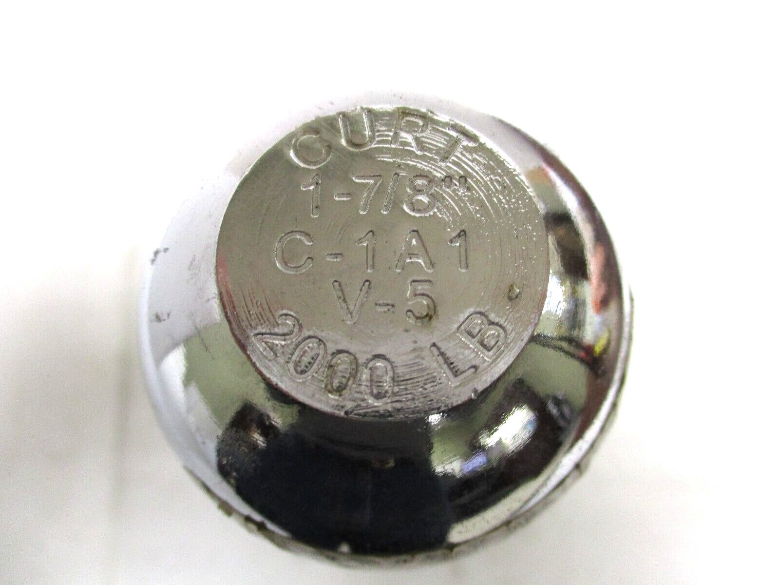 CURT , 1-7/8″ 2000 POUND CHROME TRAILER BALL, 3/4″ x 3″ SHAFT , LOT OF 3
