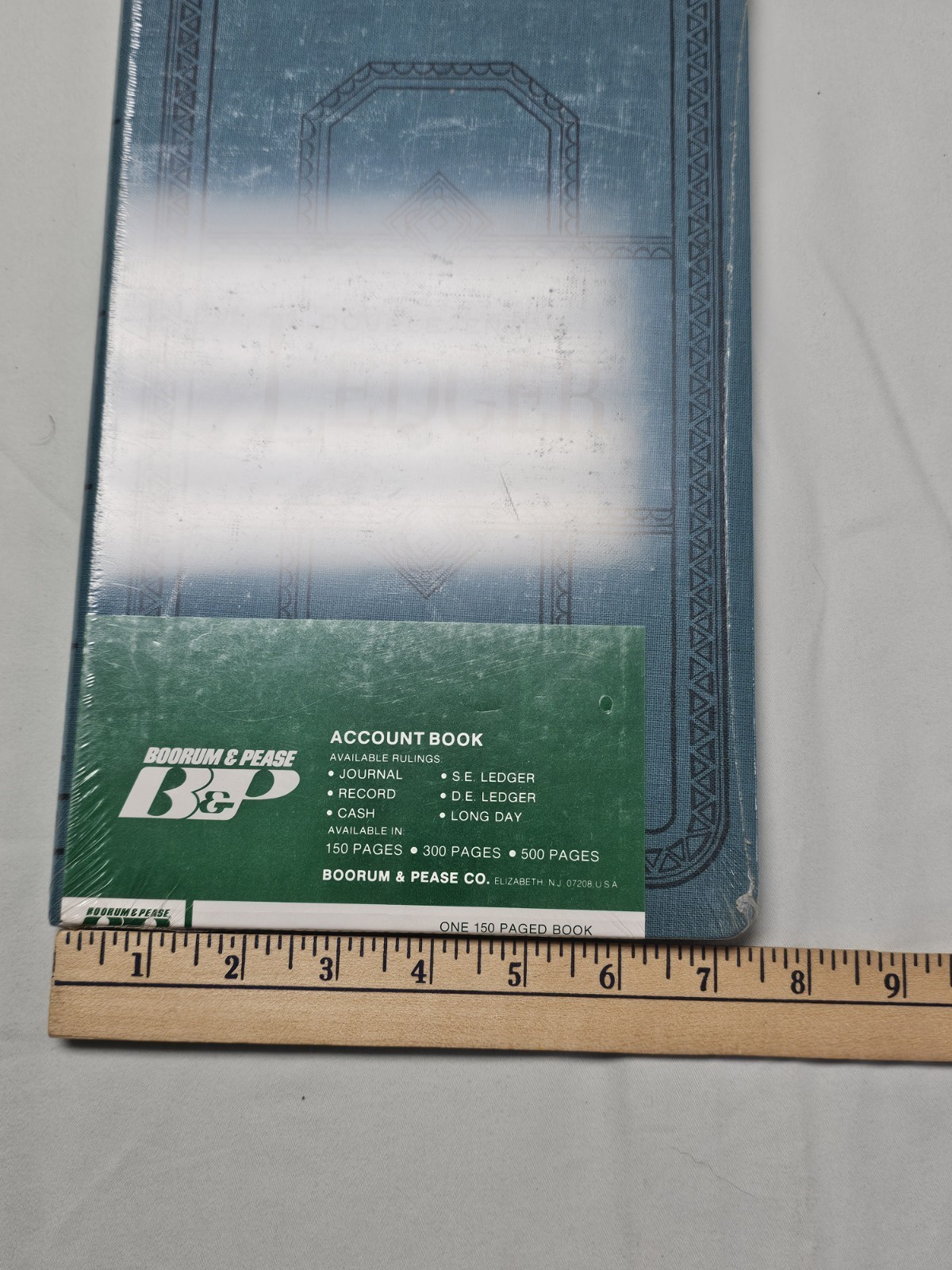Boorum Record/Account Book NIP Journal Rule 150 Pages~LEDGER~12 1/8 x 7 5/8 NOS
