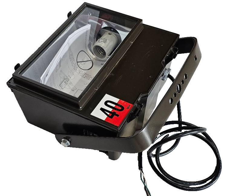New Cooper Lighting 400W HID Outdoor Commercial Flood Light Fixture, IP67, 120V
