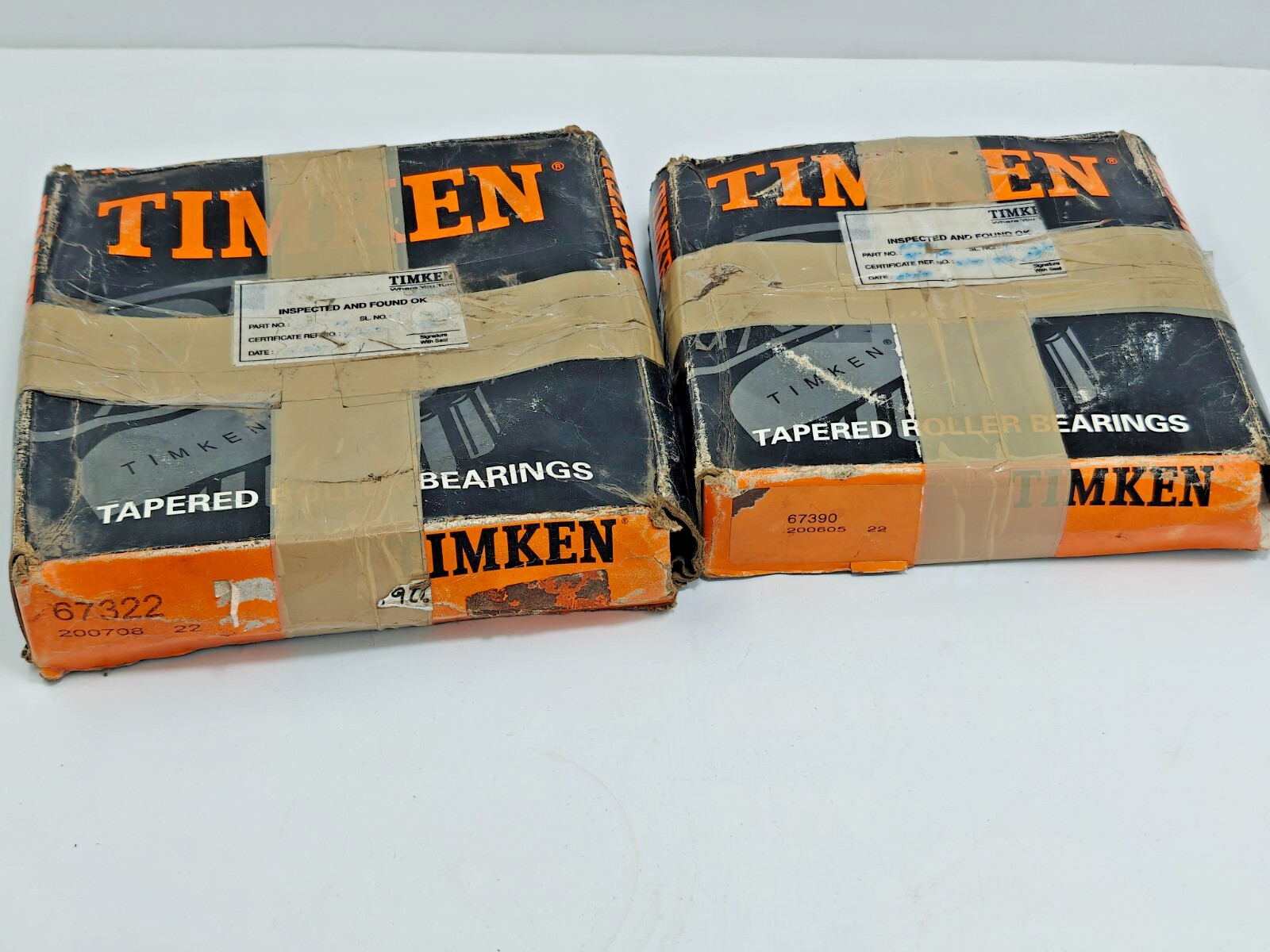 67390/67322 Timken Tapered Roller Bearing Cone&Cup Timken 67390 – 67322 USA