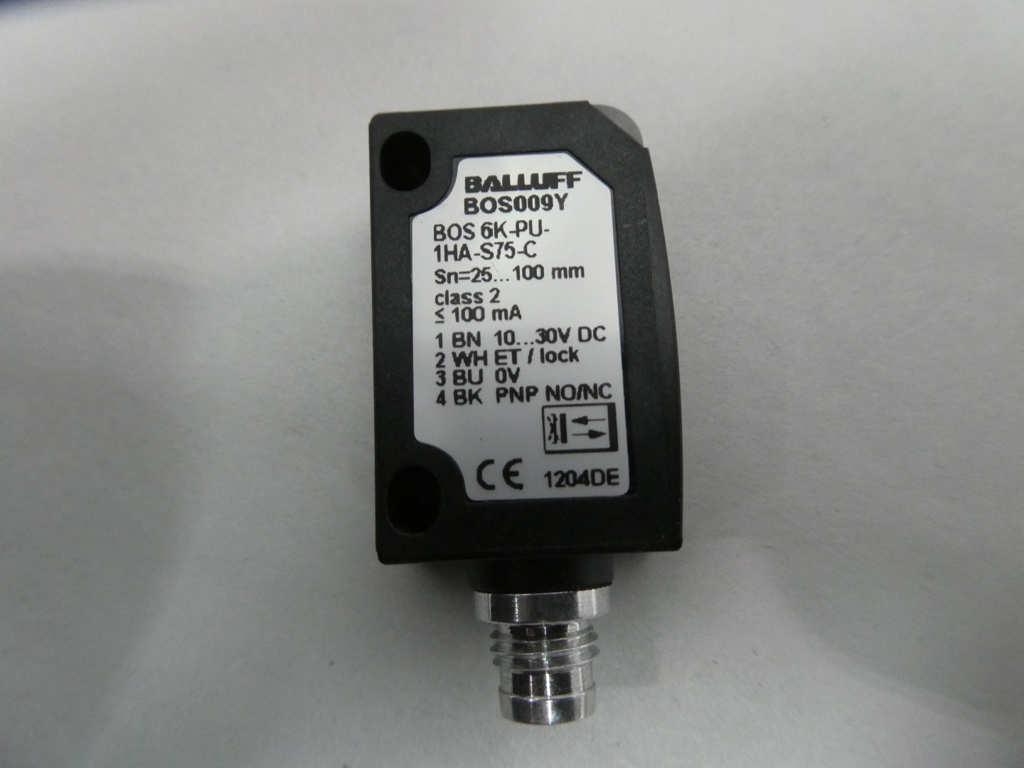 Balluff BOS009Y BOS 6K-PU-1HA-S75-C Photoelectric Sensor 10-30v-dc