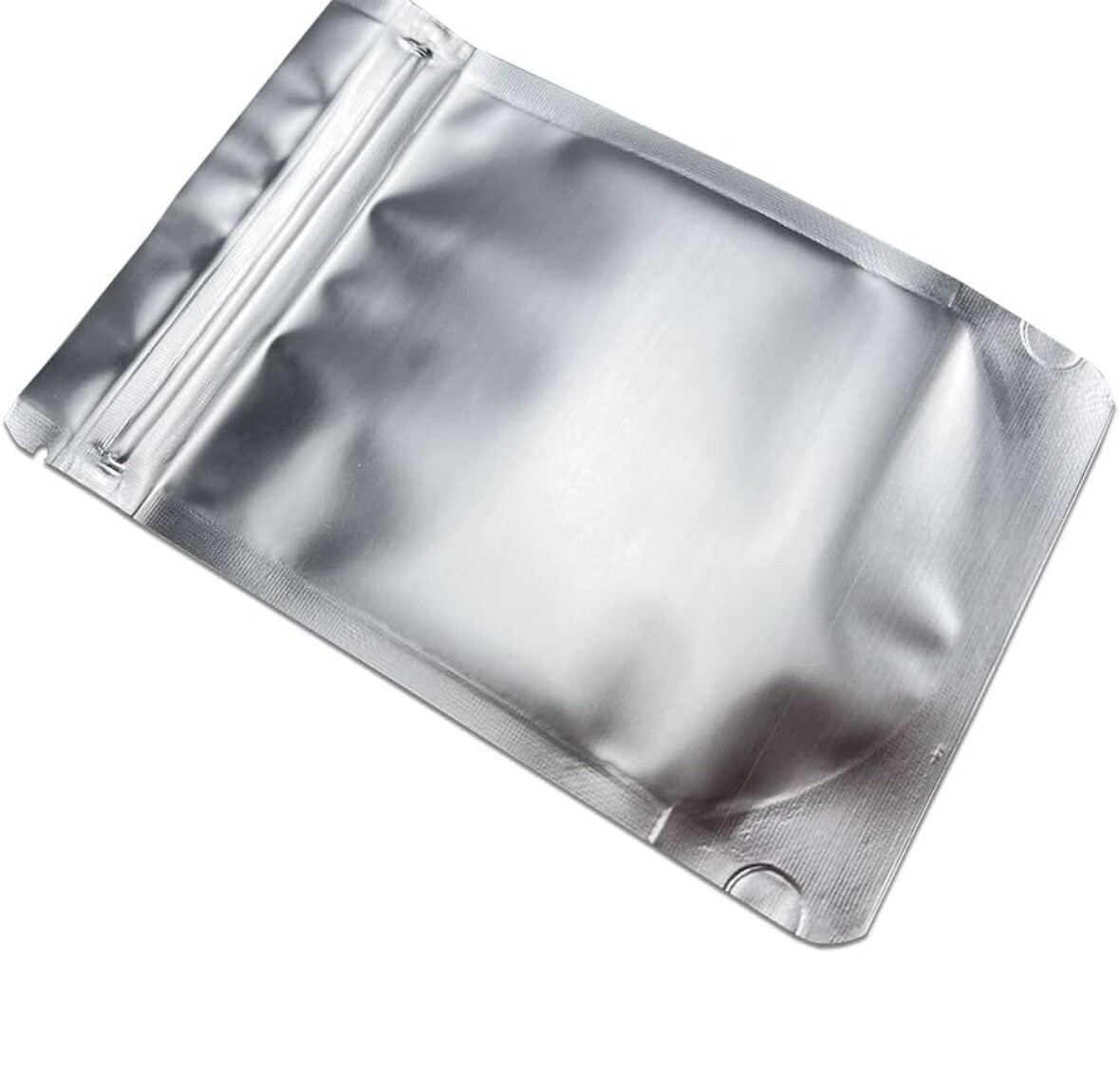 Mylar Bags (500 Count) | 5×8” Heavy Duty Silver Stand Up Resealable Pouch